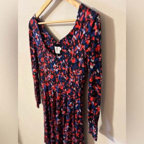 Anthropologie HD in Paris Saraid Dress Small Red Motif - Picture 5 of 9